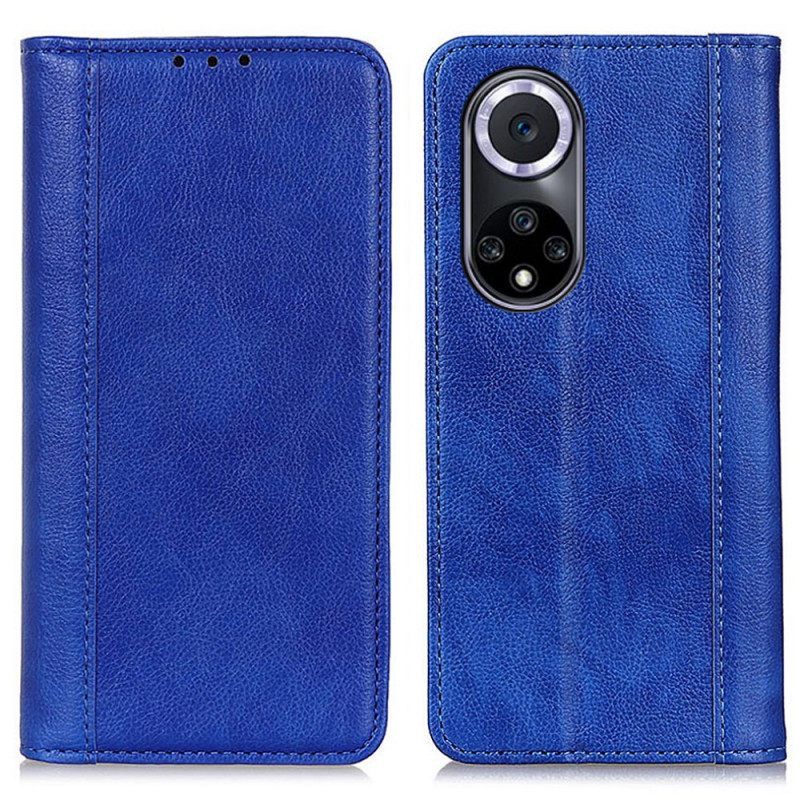 θηκη κινητου Honor 50 Θήκη Flip Elegance Split Leather Litchi